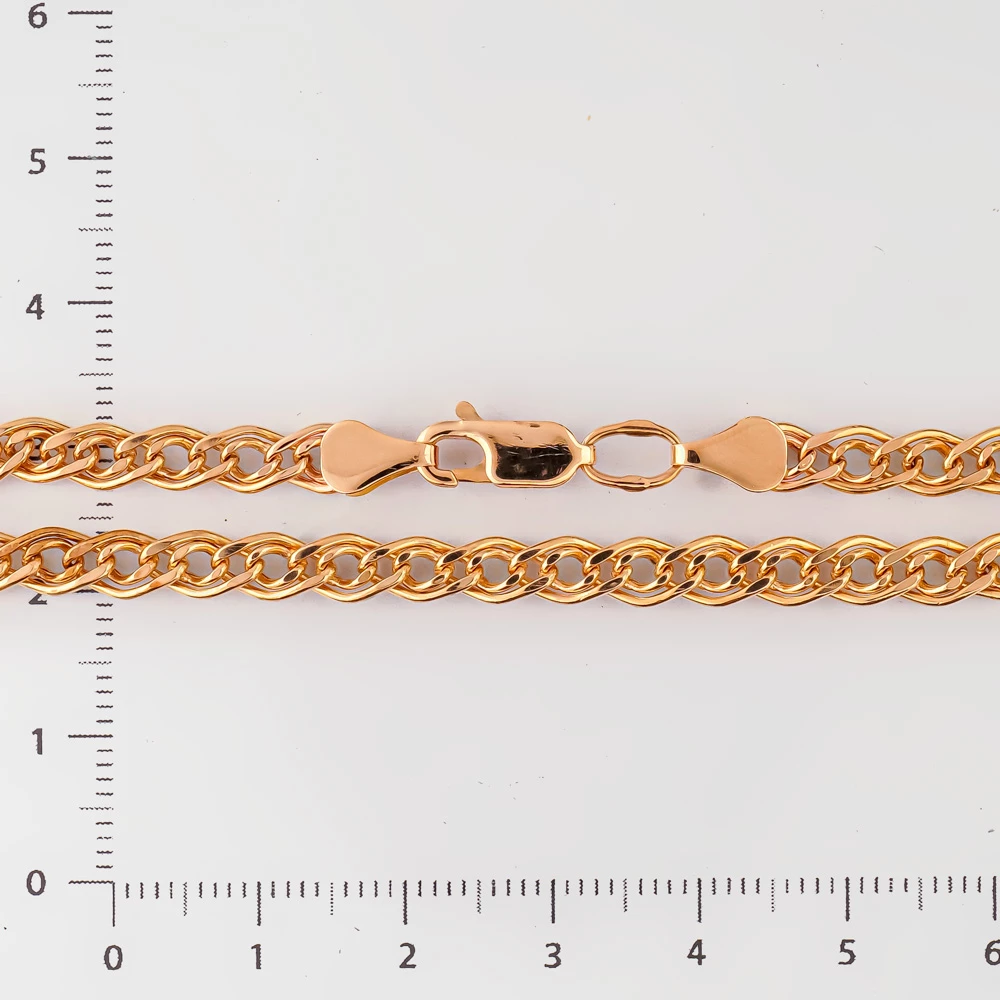 Браслет из красного золота 585 пробы