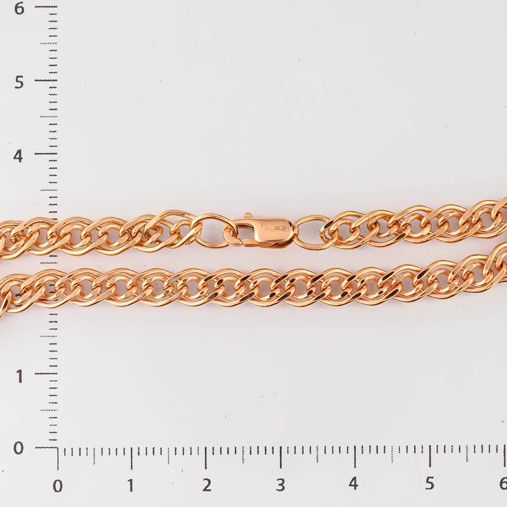 Браслет из красного золота 585 пробы