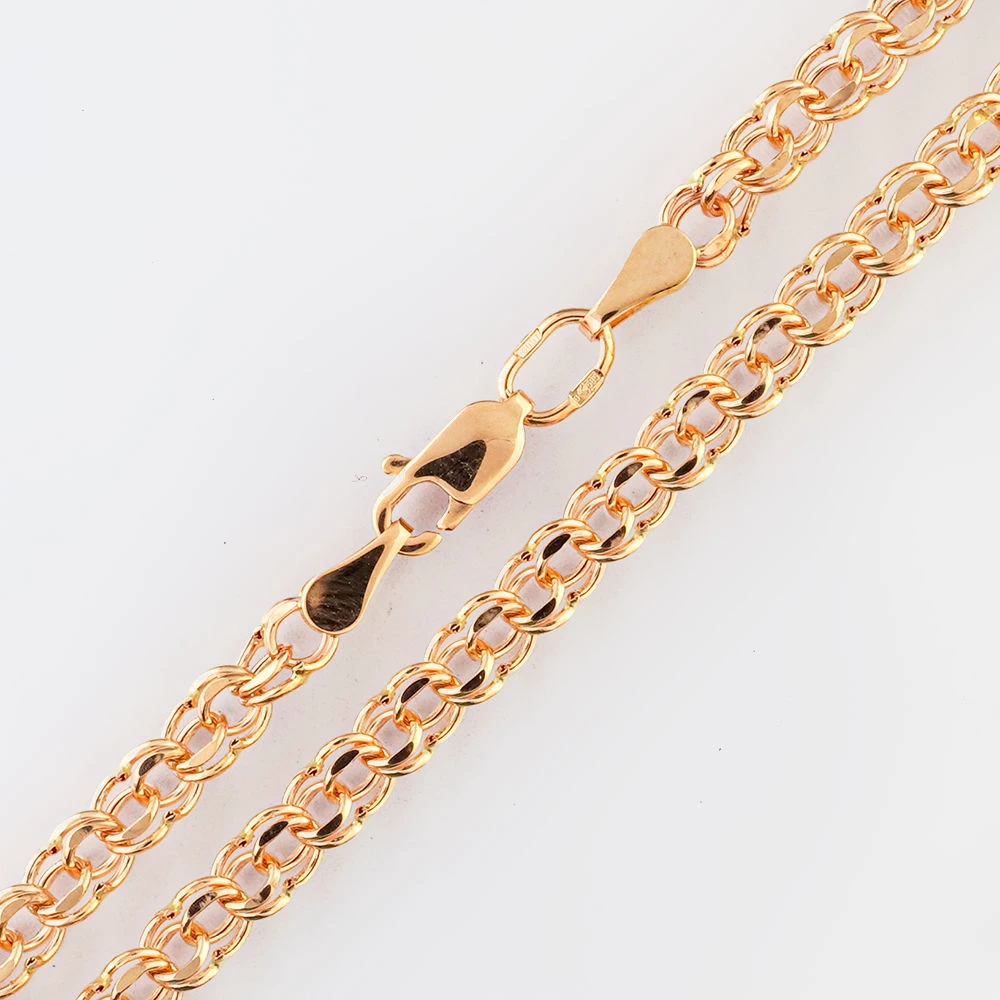 Браслет из красного золота 585 пробы