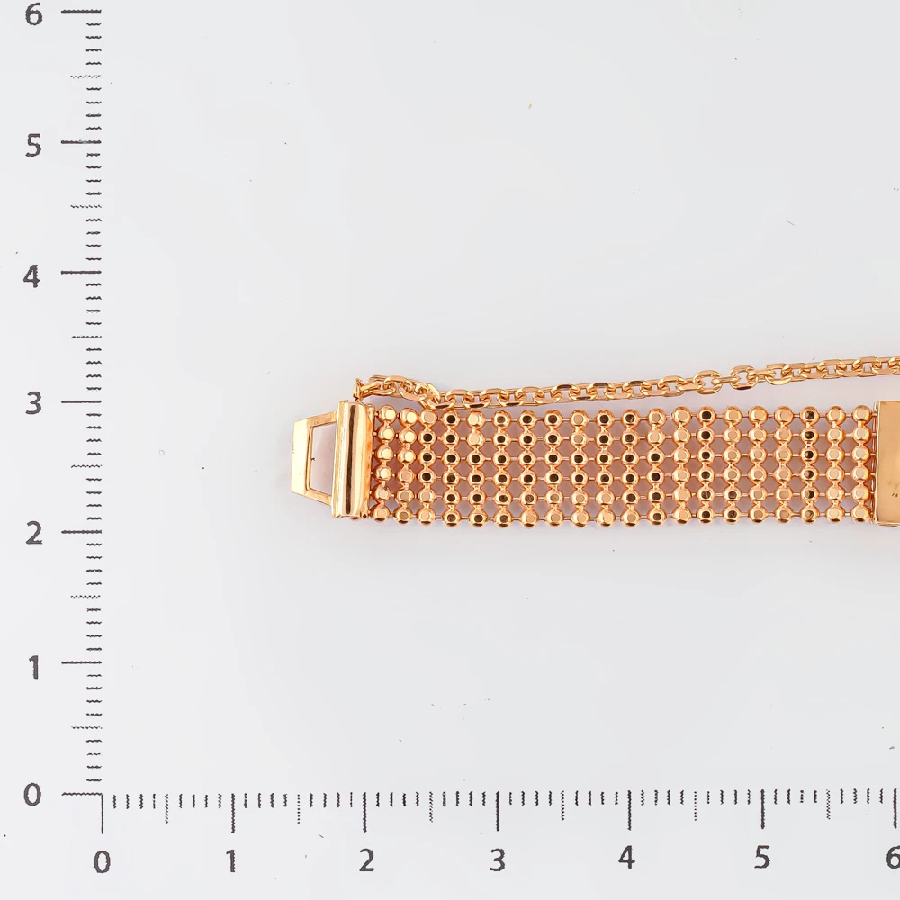 Браслет из красного золота 585 пробы