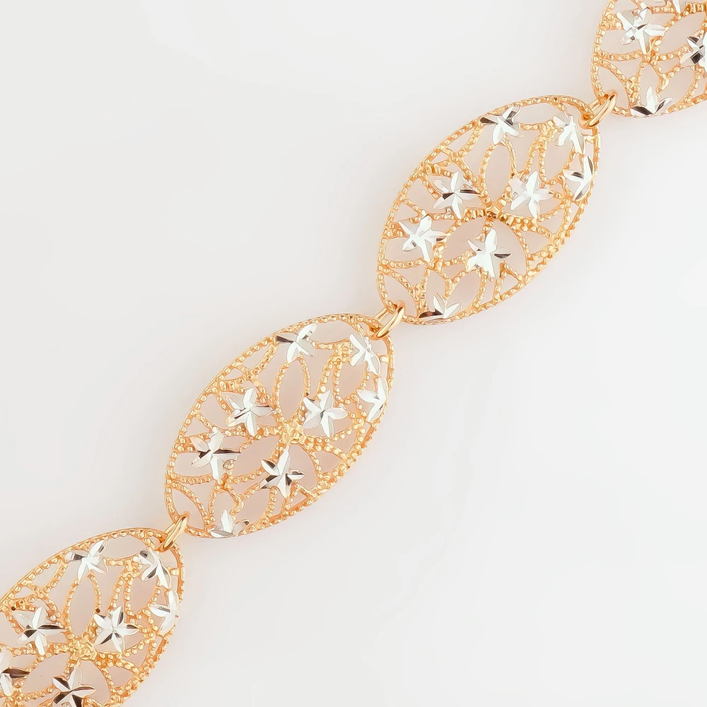 Браслет из красного золота 585 пробы