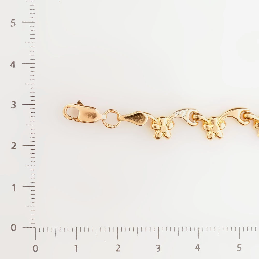 Браслет из желтого золота 585 пробы