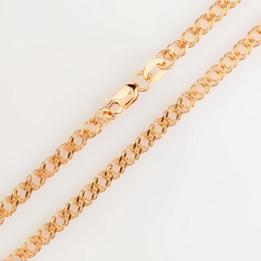 Браслет из красного золота 585 пробы