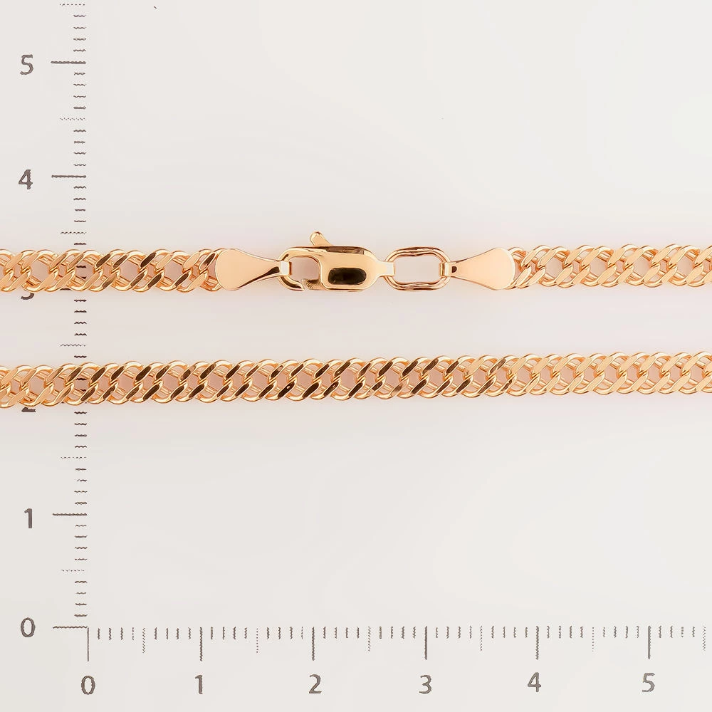 Браслет из красного золота 585 пробы