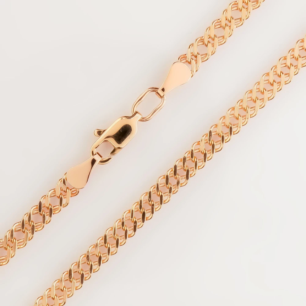 Браслет из красного золота 585 пробы