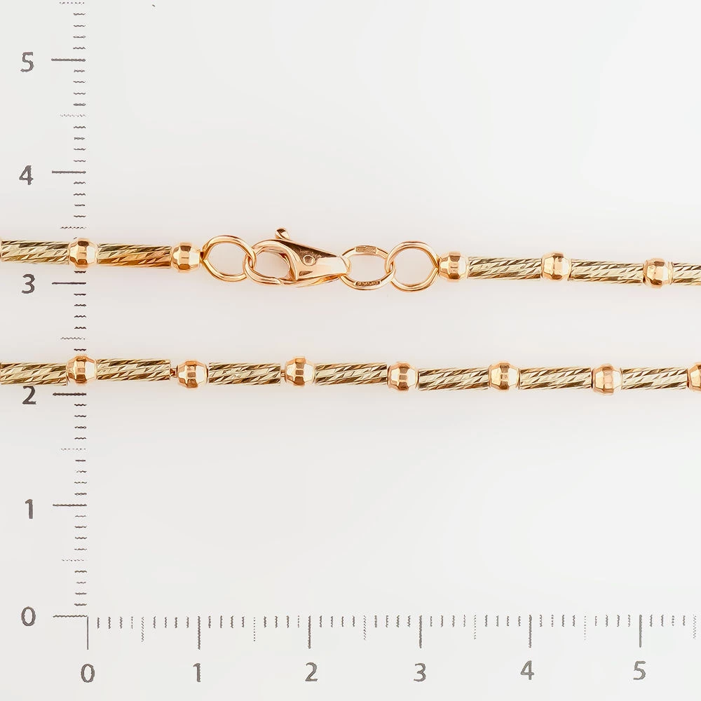 Браслет из красного золота 585 пробы