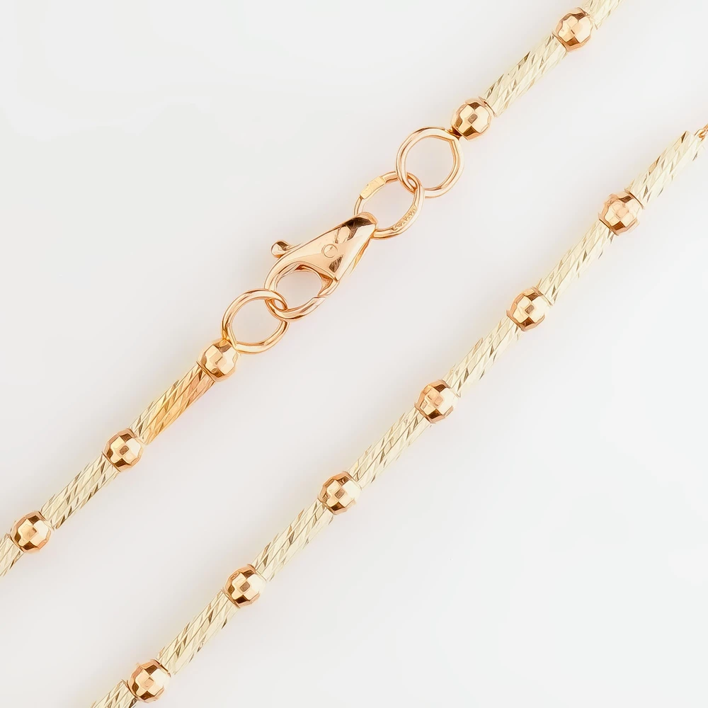 Браслет из красного золота 585 пробы