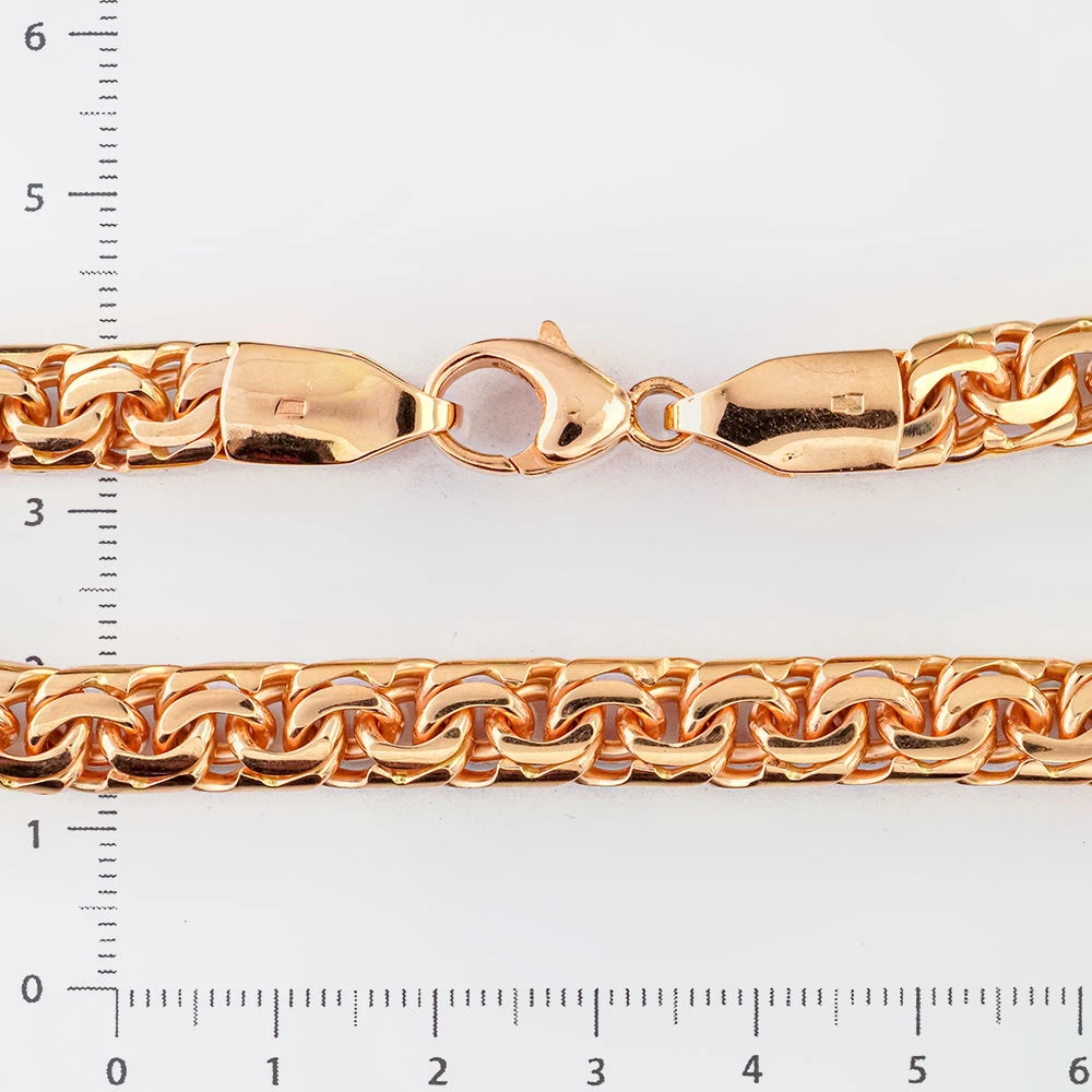 Браслет из красного золота 585 пробы