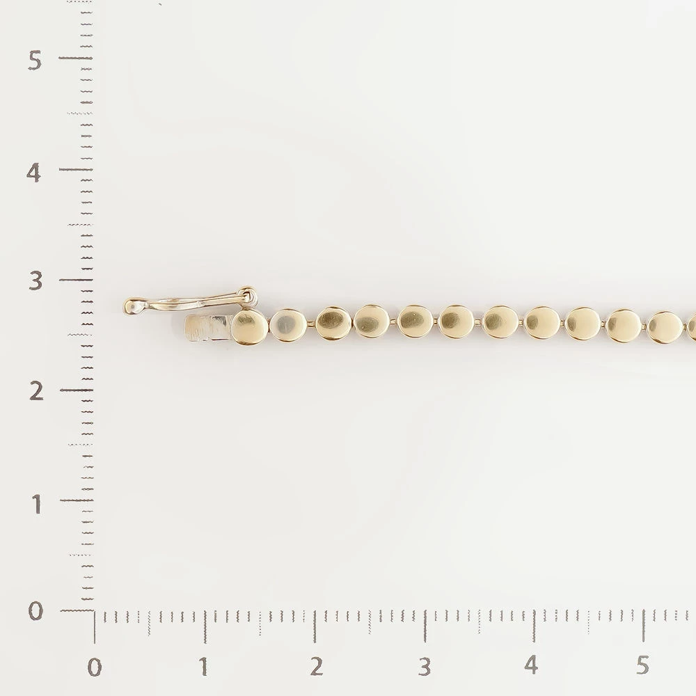 Браслет с бриллиантом из белого золота 585 пробы