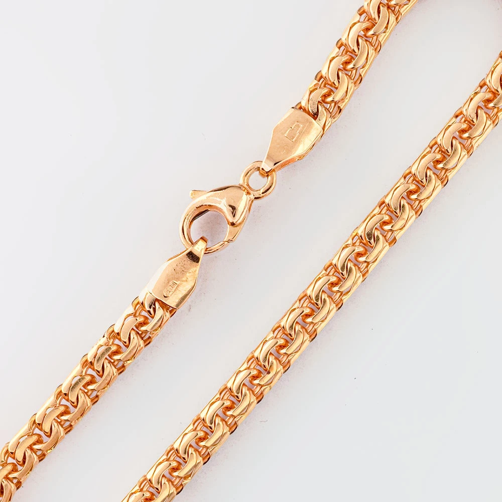 Браслет из красного золота 585 пробы