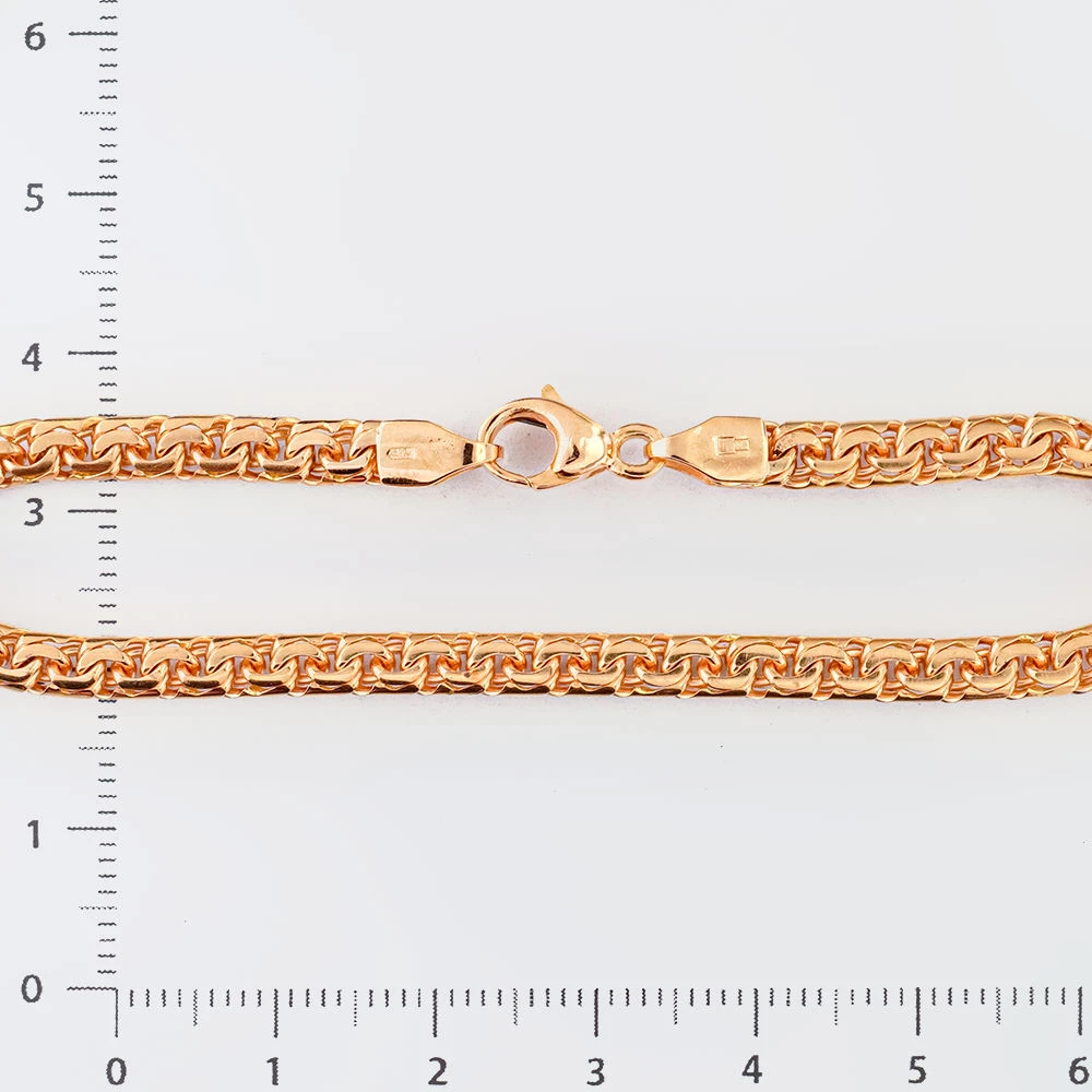 Браслет из красного золота 585 пробы