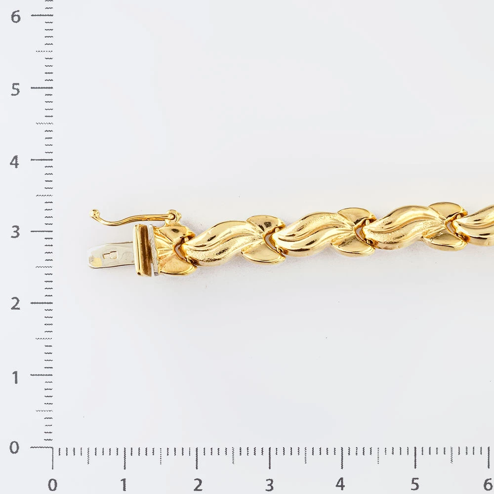 Браслет из желтого золота 585 пробы