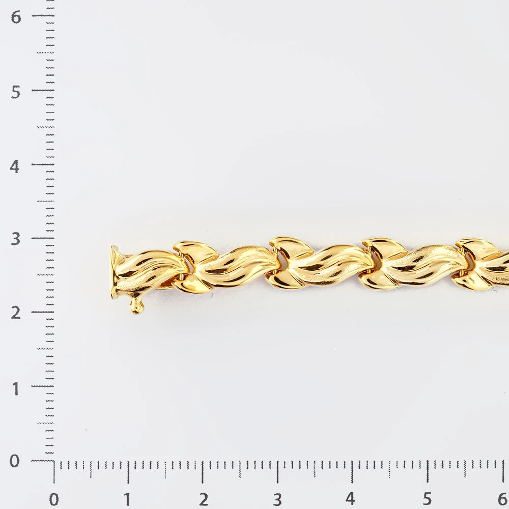 Браслет из желтого золота 585 пробы