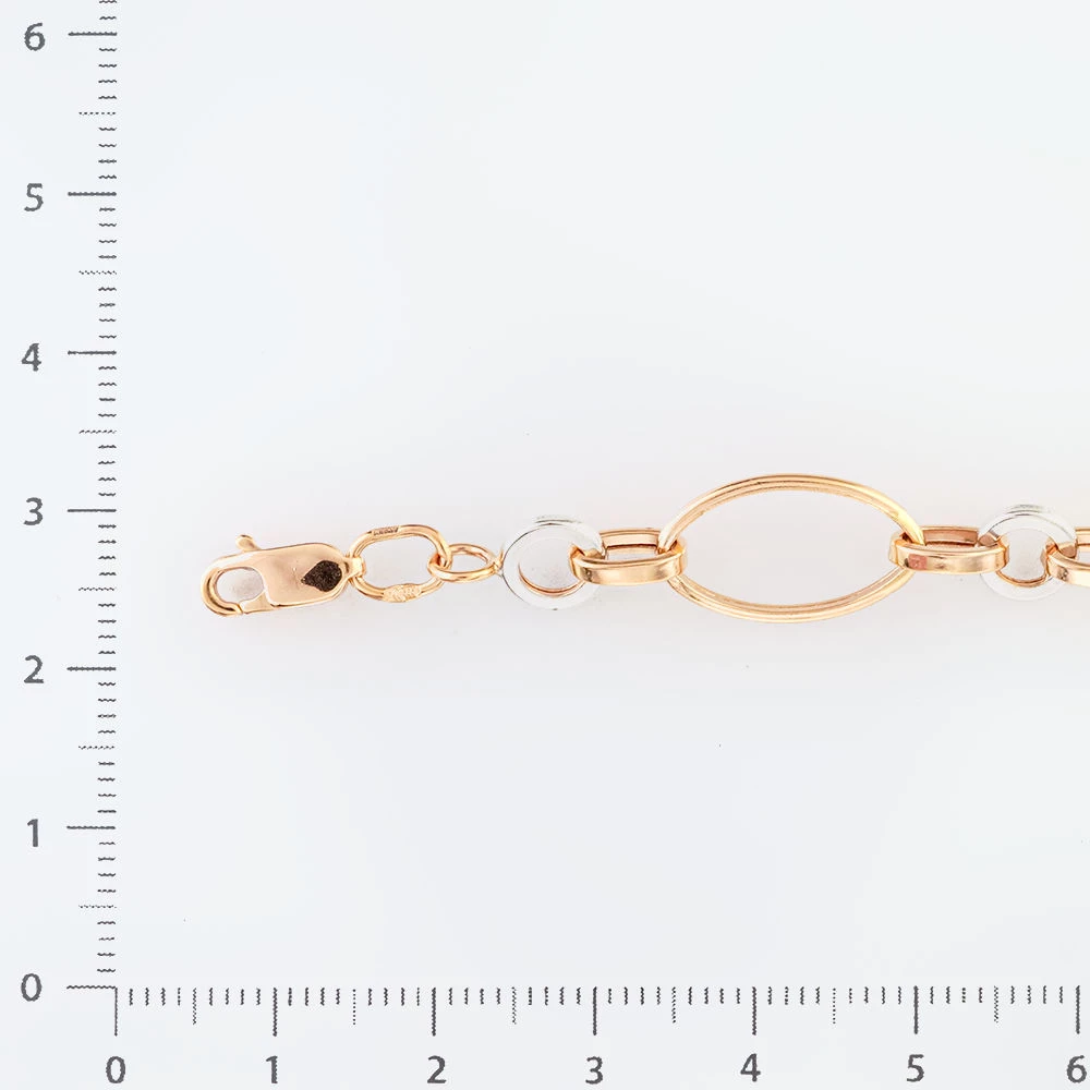 Браслет из красного золота 585 пробы