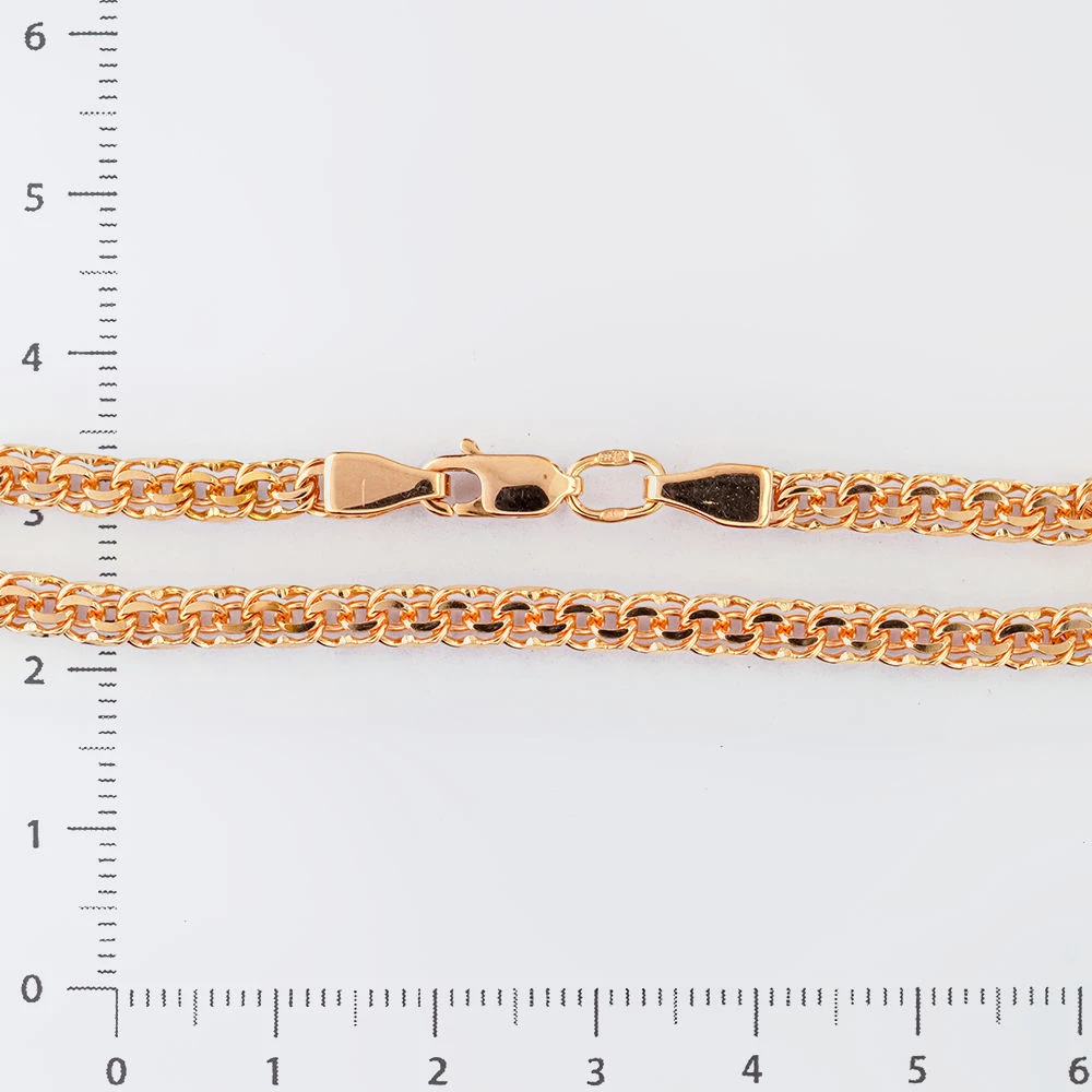 Браслет из красного золота 585 пробы