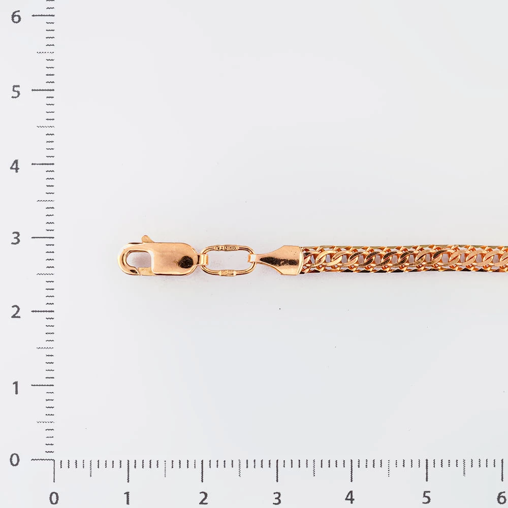 Браслет из красного золота 585 пробы