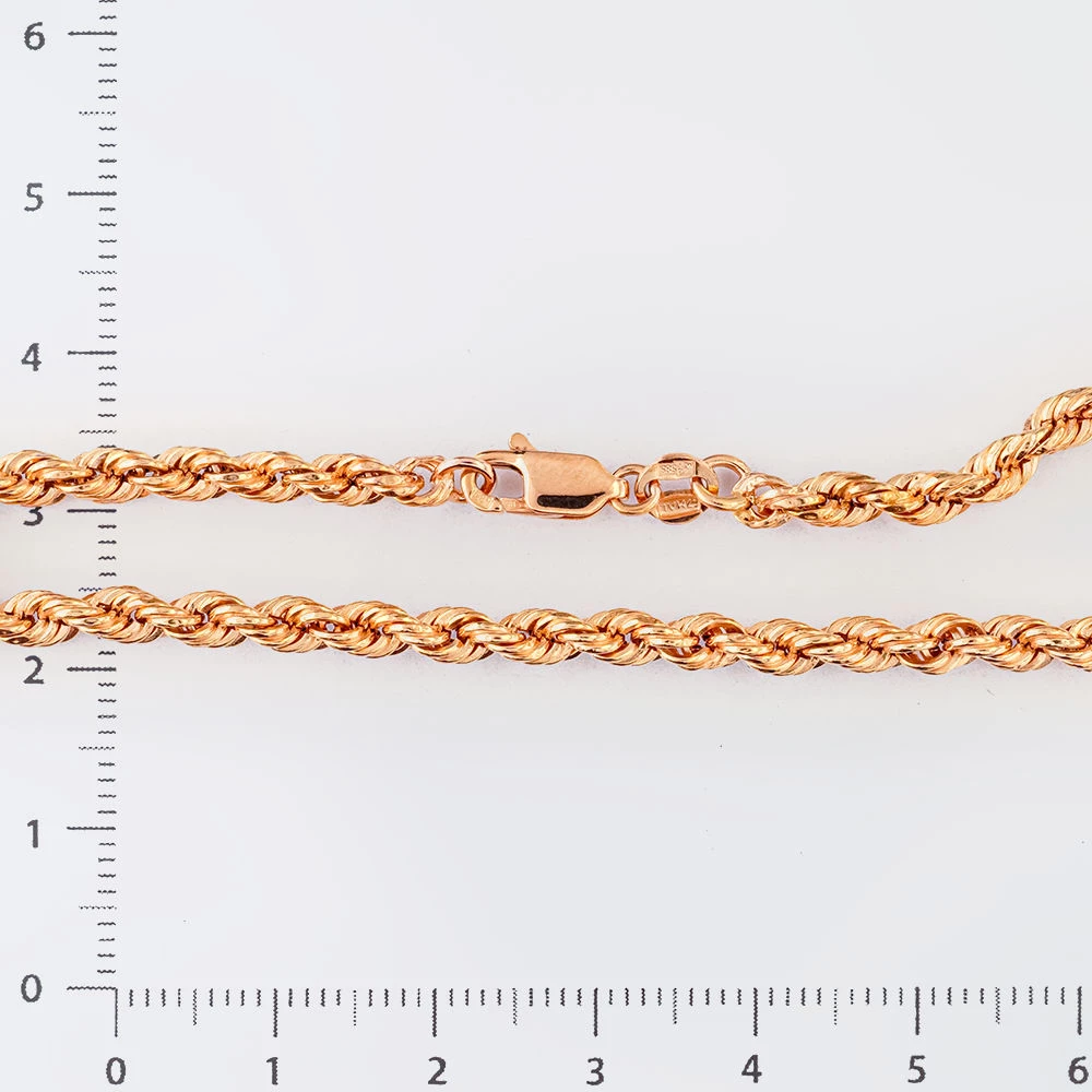 Браслет из красного золота 585 пробы