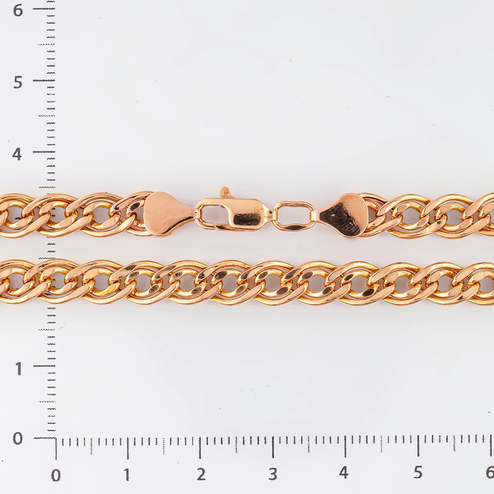 Браслет из красного золота 585 пробы