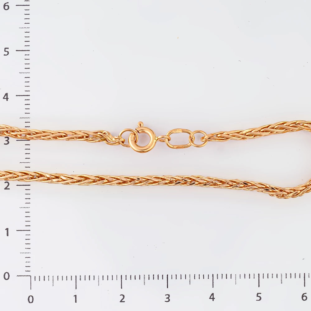 Браслет из красного золота 585 пробы