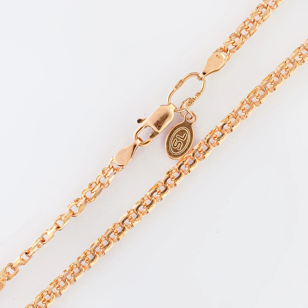 Браслет из красного золота 585 пробы