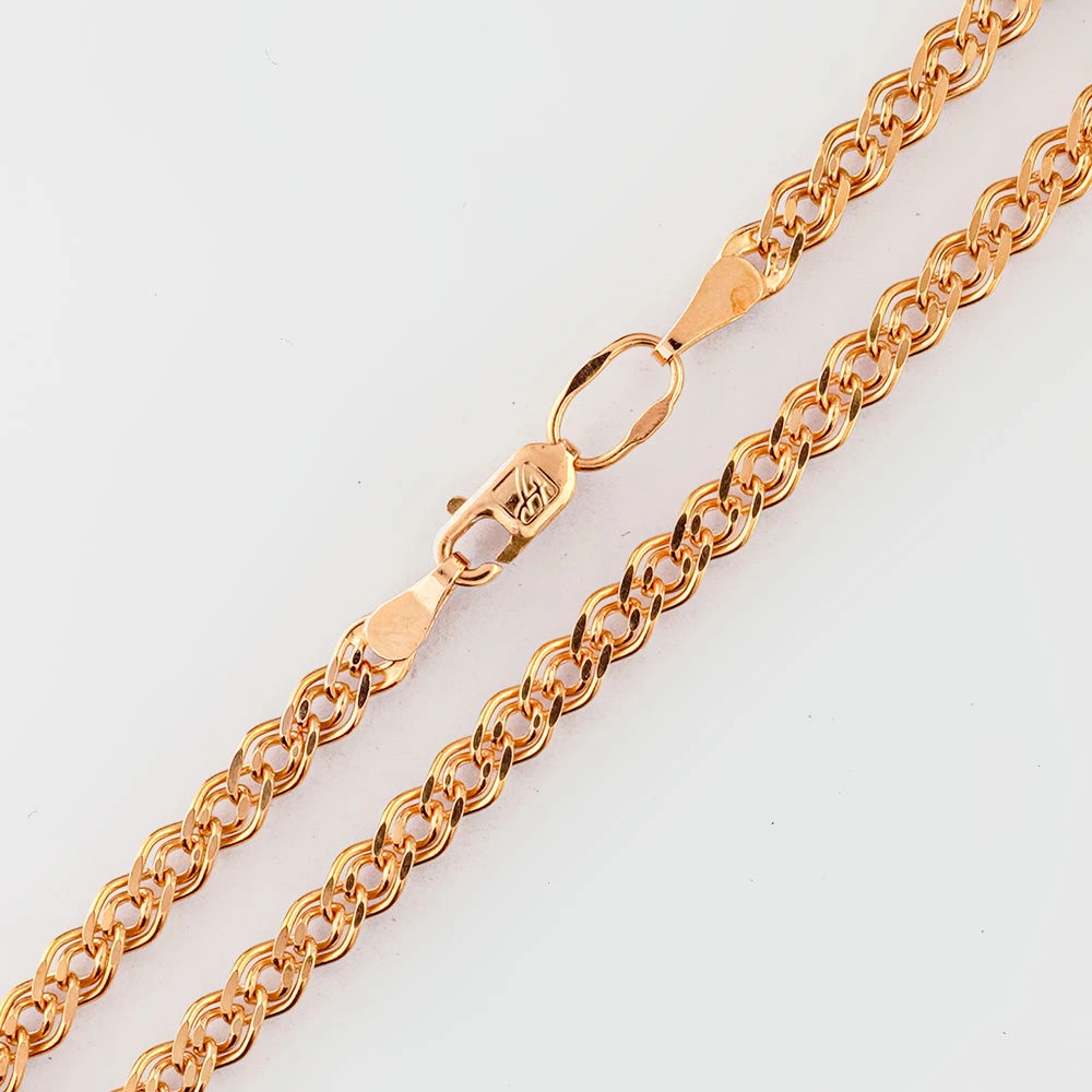 Браслет из красного золота 585 пробы