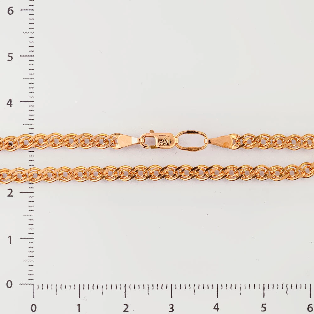 Браслет из красного золота 585 пробы