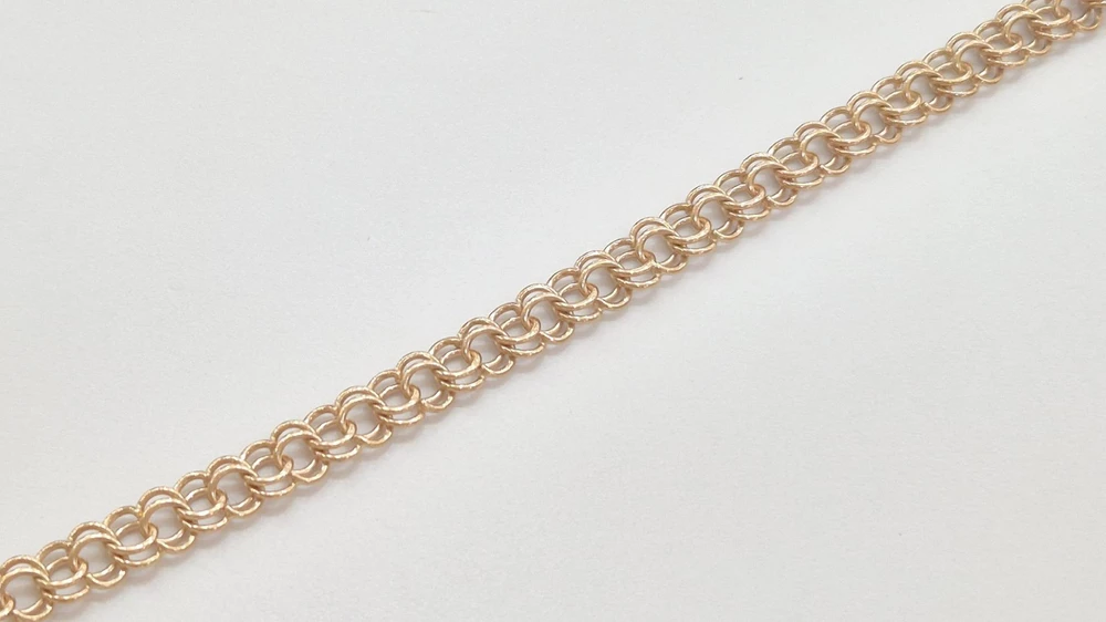 Браслет из красного золота 585 пробы