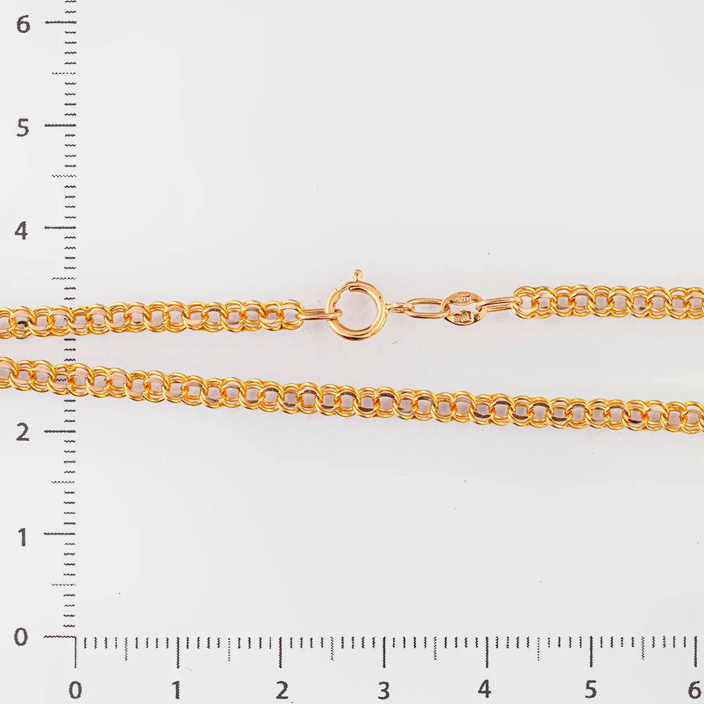 Браслет из красного золота 585 пробы