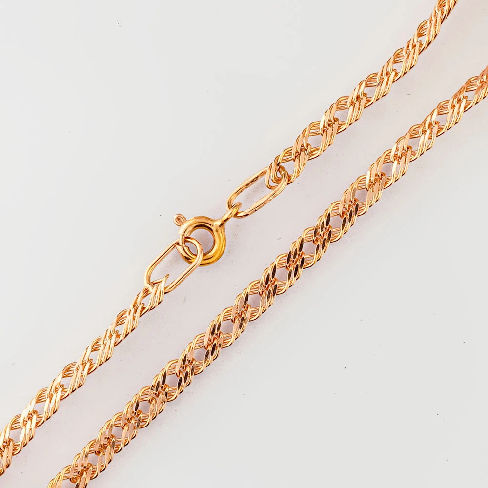 Браслет из красного золота 585 пробы