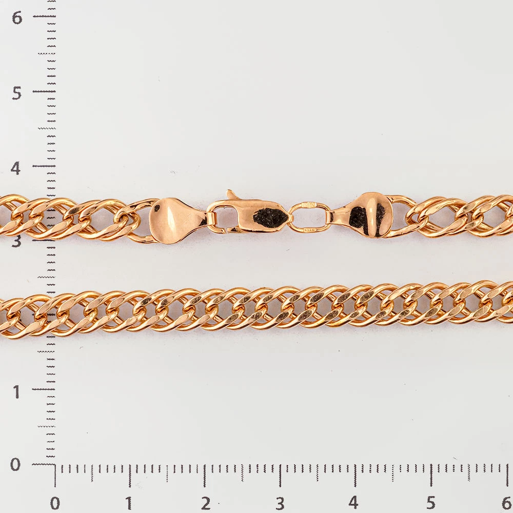 Браслет из красного золота 585 пробы