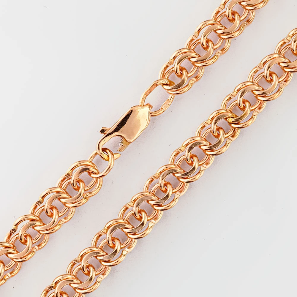 Браслет из красного золота 585 пробы