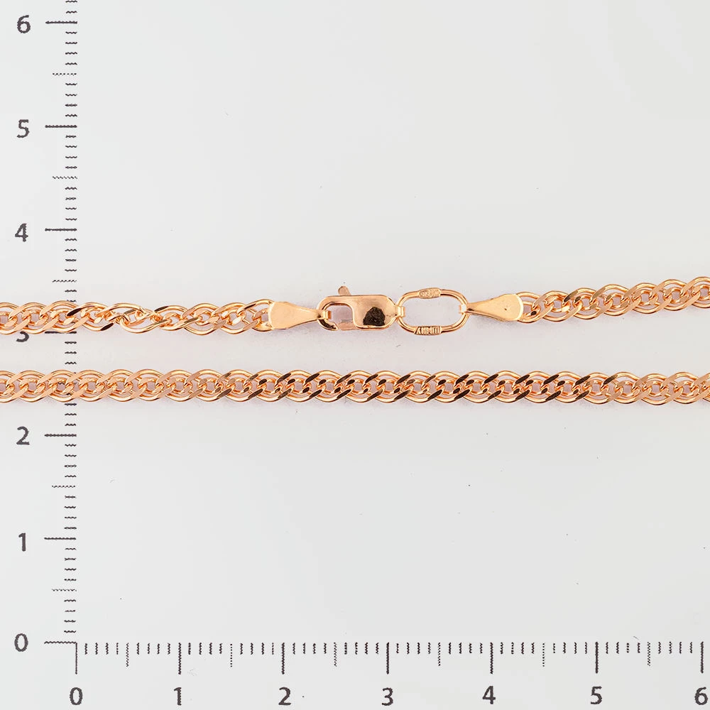 Браслет из красного золота 585 пробы