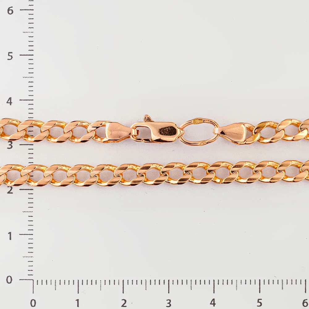 Браслет из красного золота 585 пробы