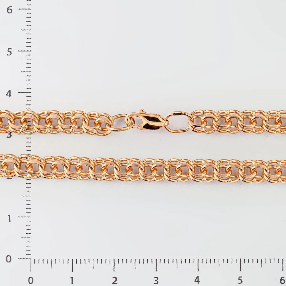 Браслет из красного золота 585 пробы