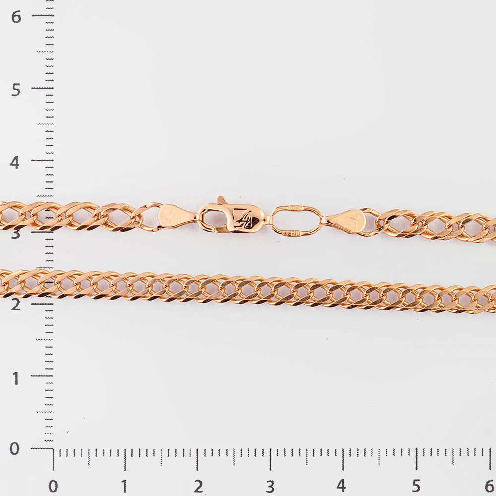 Браслет из красного золота 585 пробы