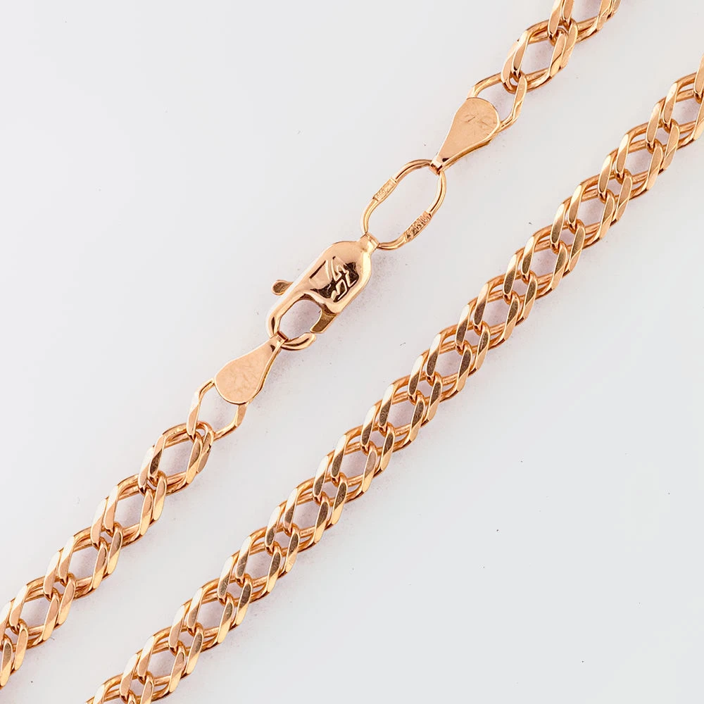 Браслет из красного золота 585 пробы