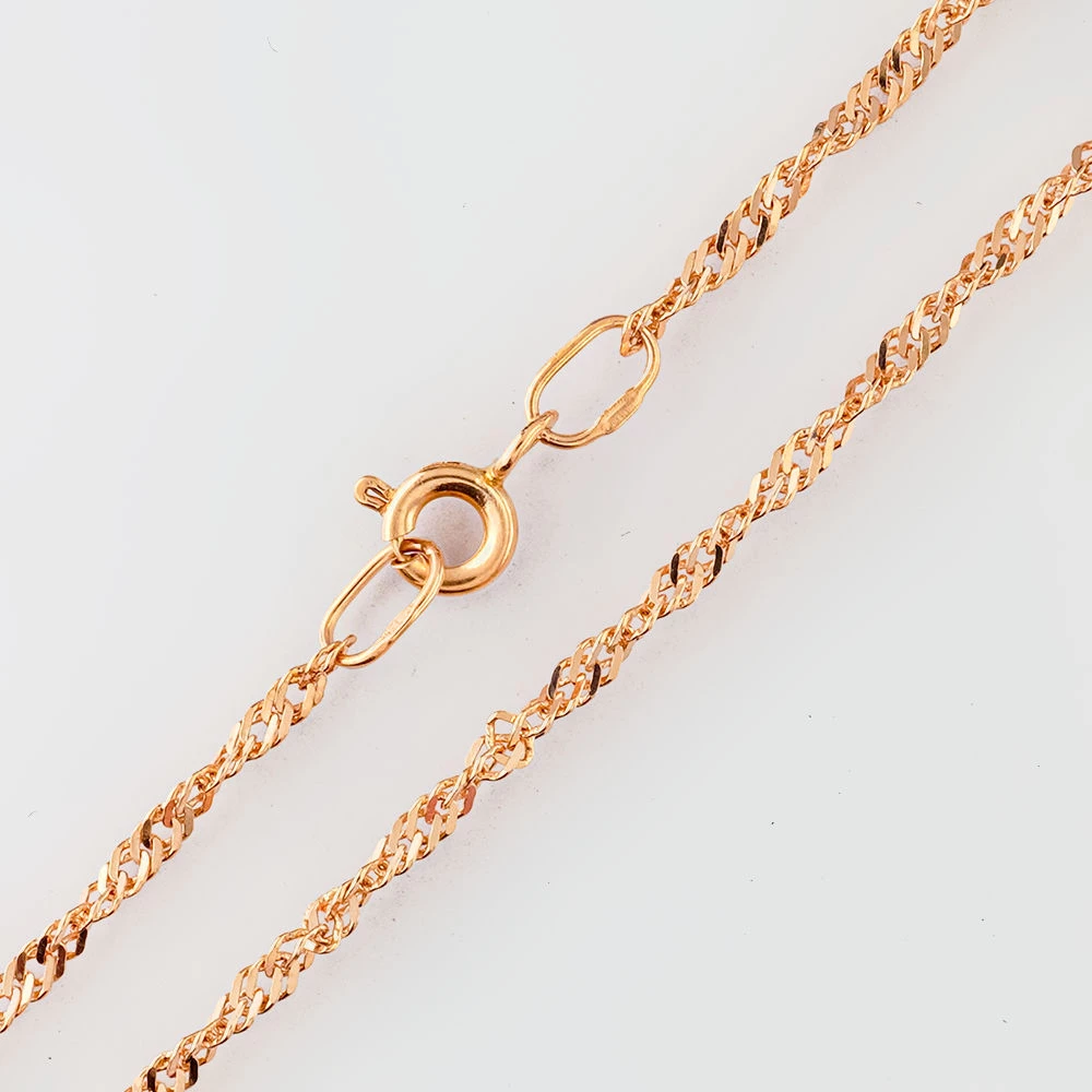 Браслет из красного золота 585 пробы