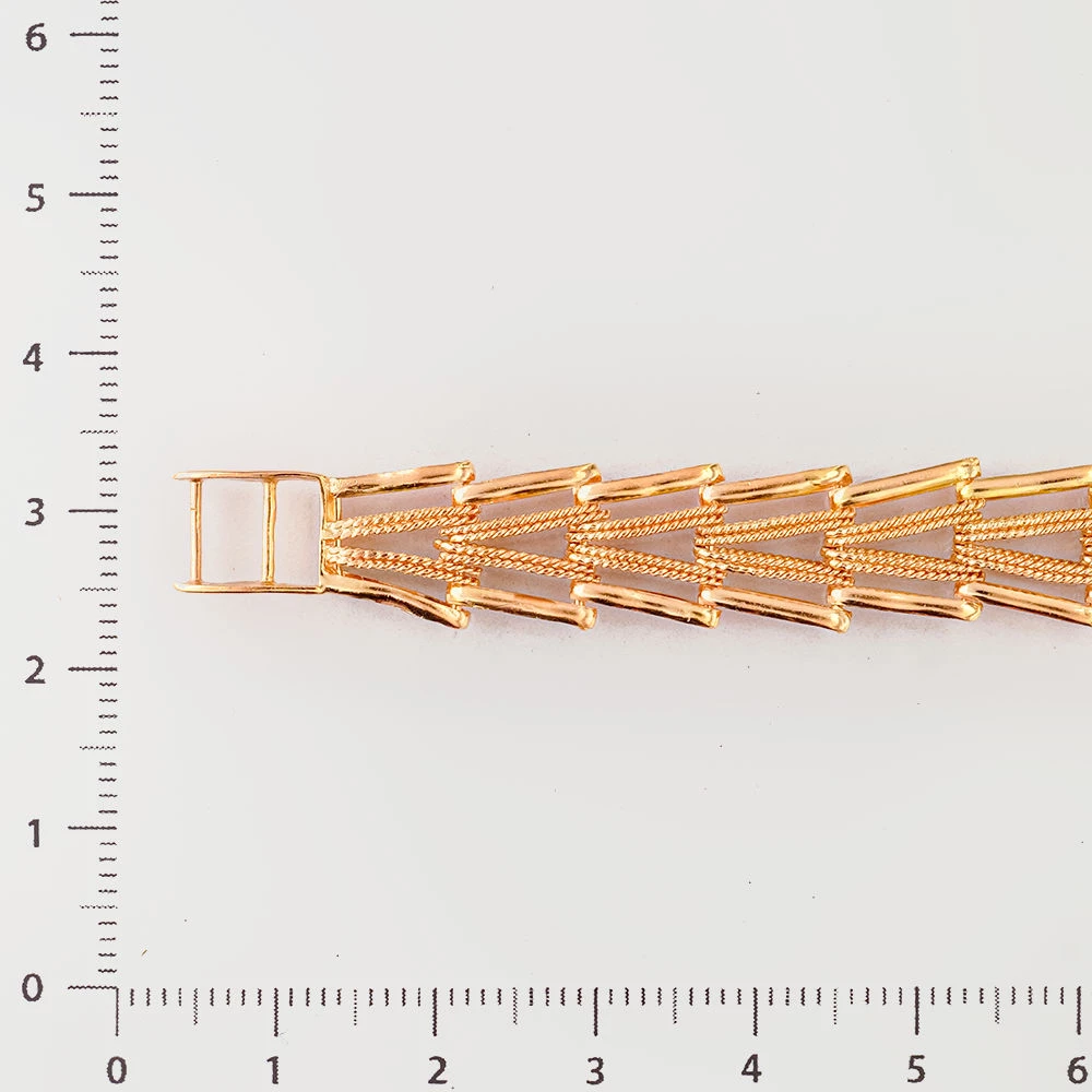 Браслет из красного золота 585 пробы