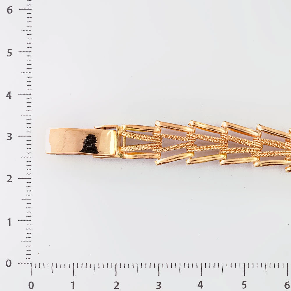 Браслет из красного золота 585 пробы