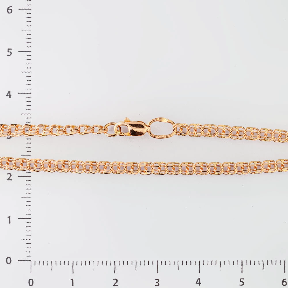 Браслет из красного золота 585 пробы