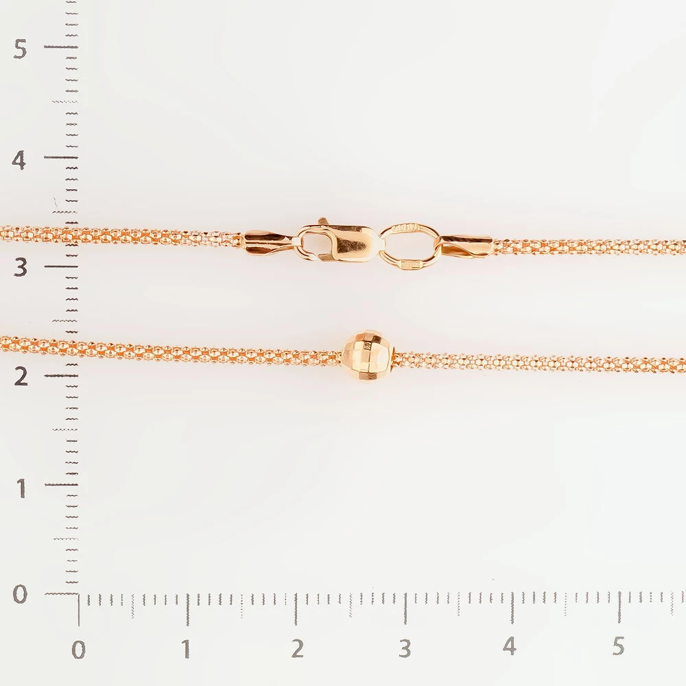 Браслет из красного золота 585 пробы