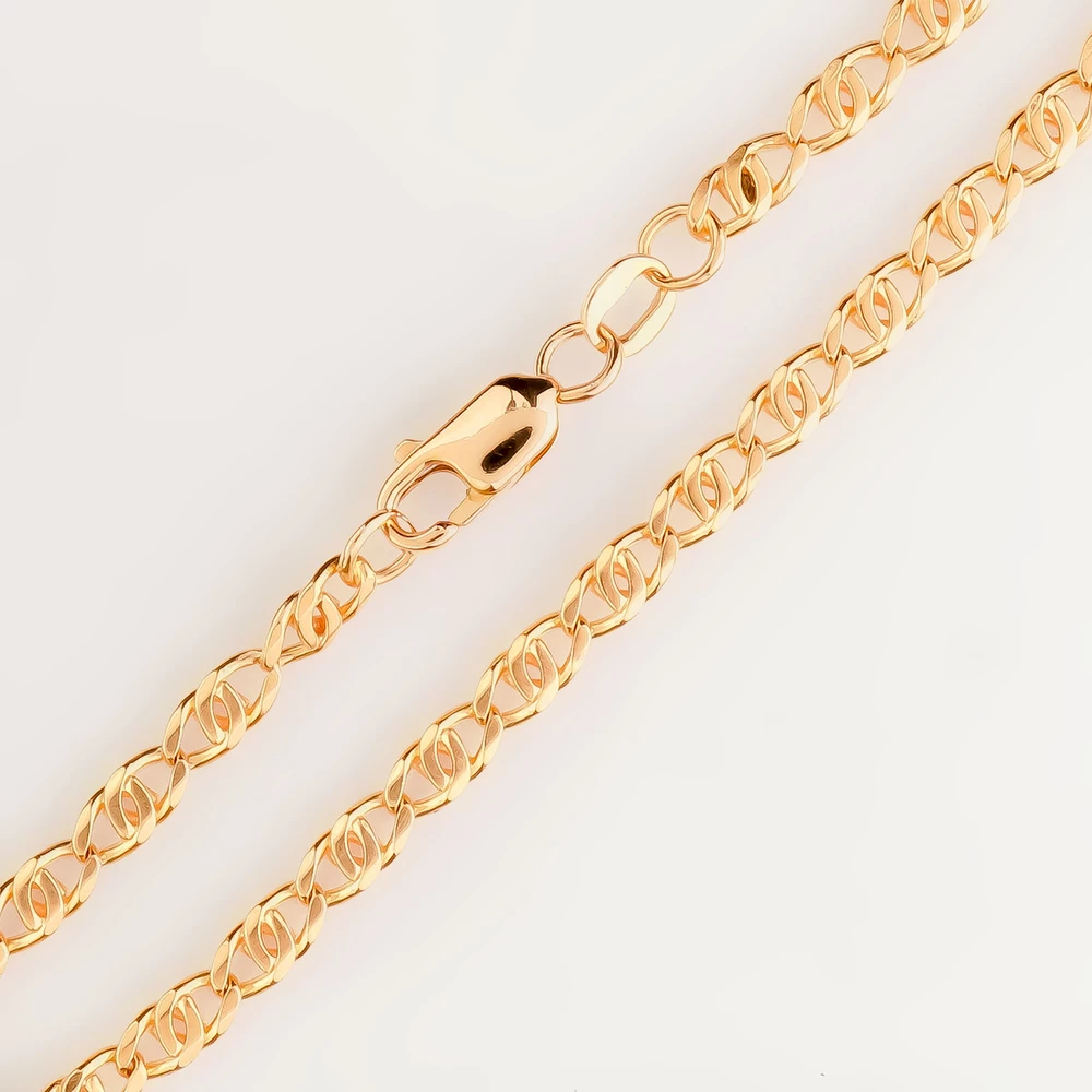 Браслет из красного золота 585 пробы