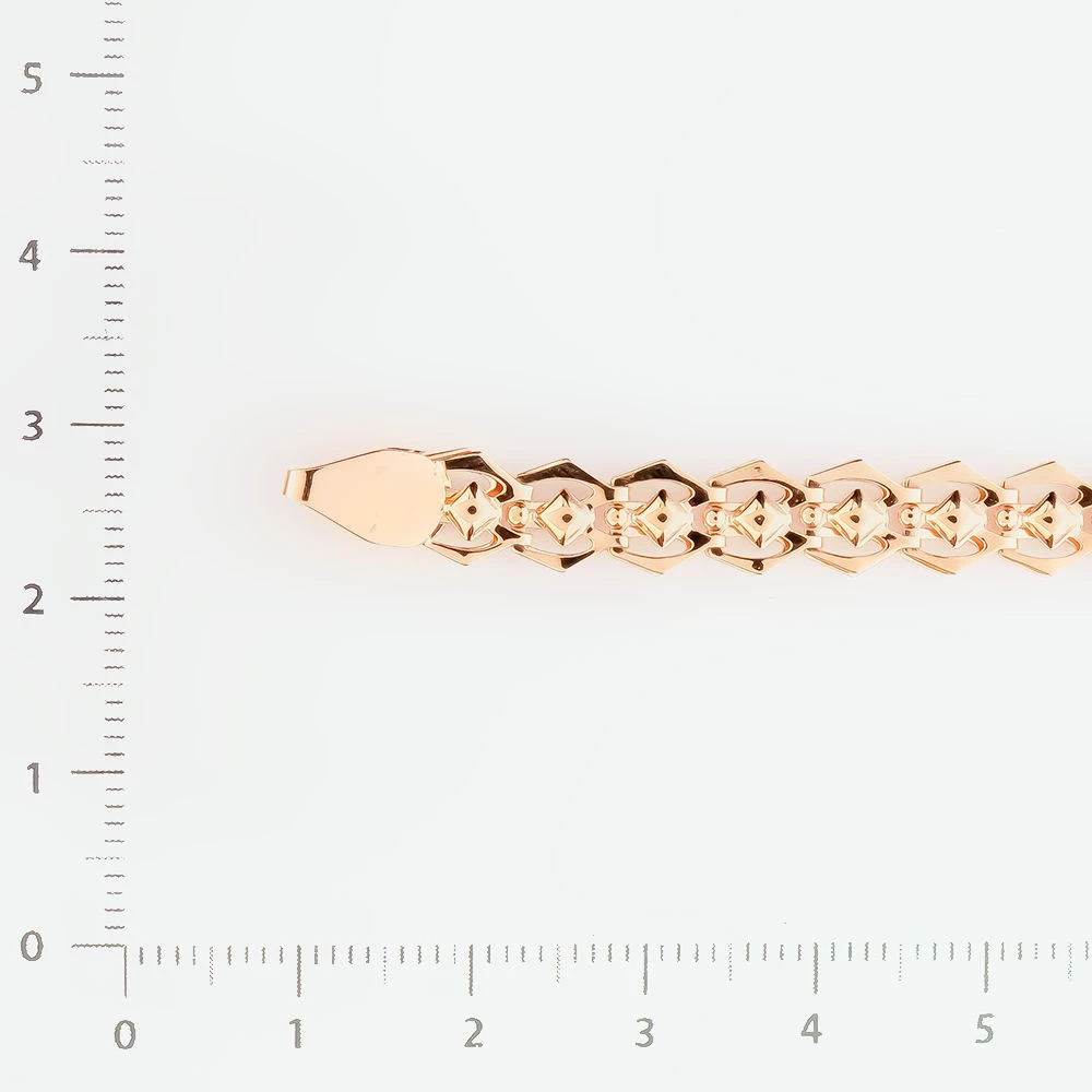 Браслет из красного золота 585 пробы