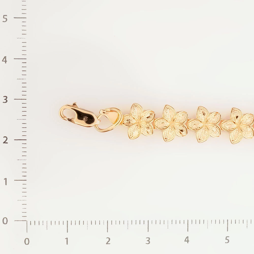 Браслет из красного золота 585 пробы