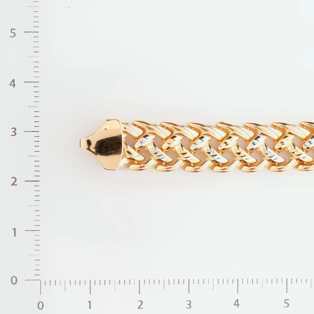 Браслет из красного золота 585 пробы