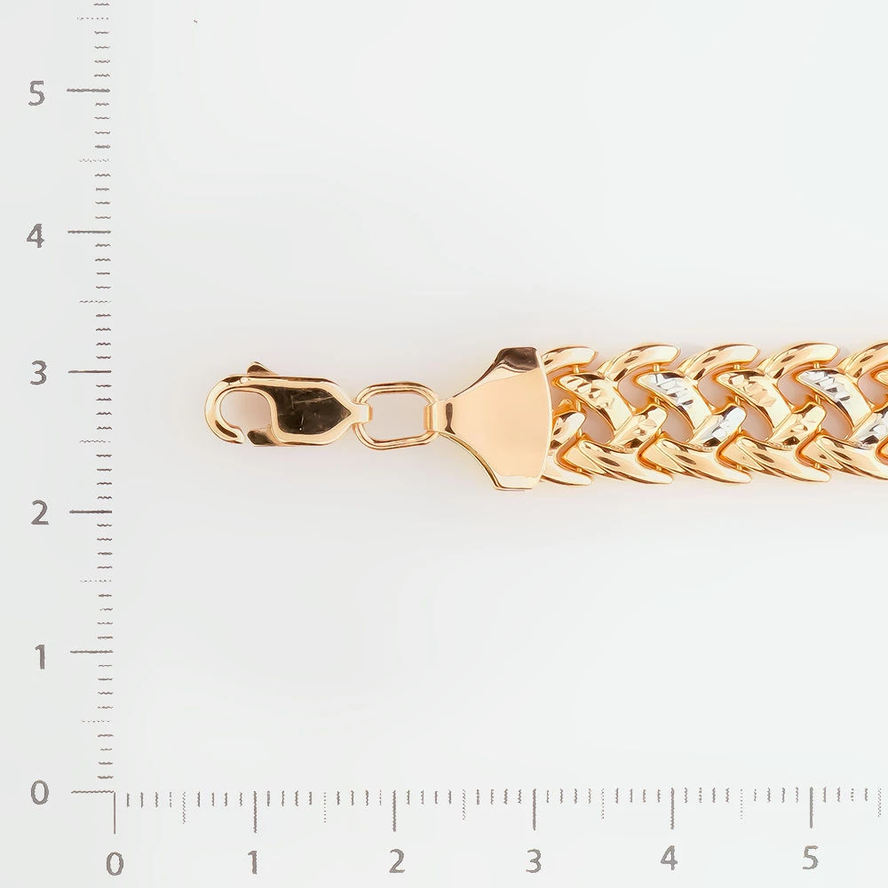 Браслет из красного золота 585 пробы