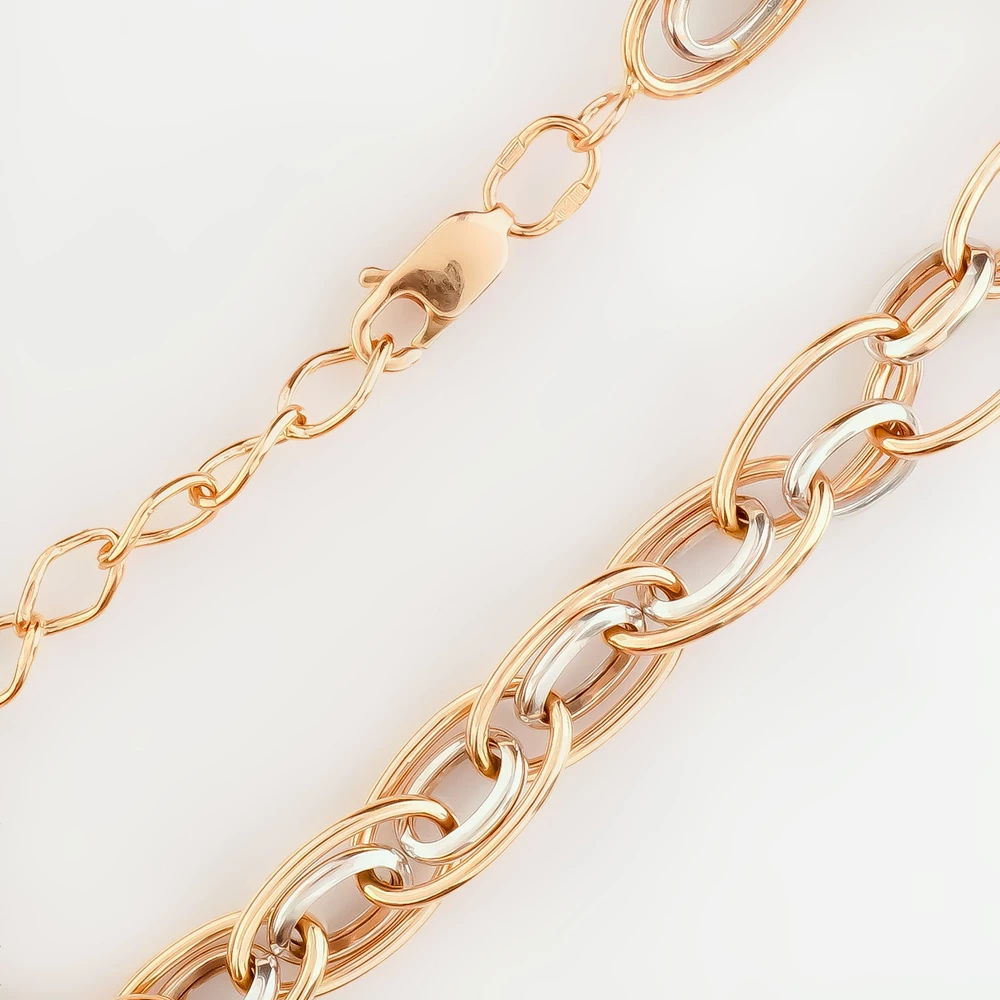 Браслет из красного золота 585 пробы