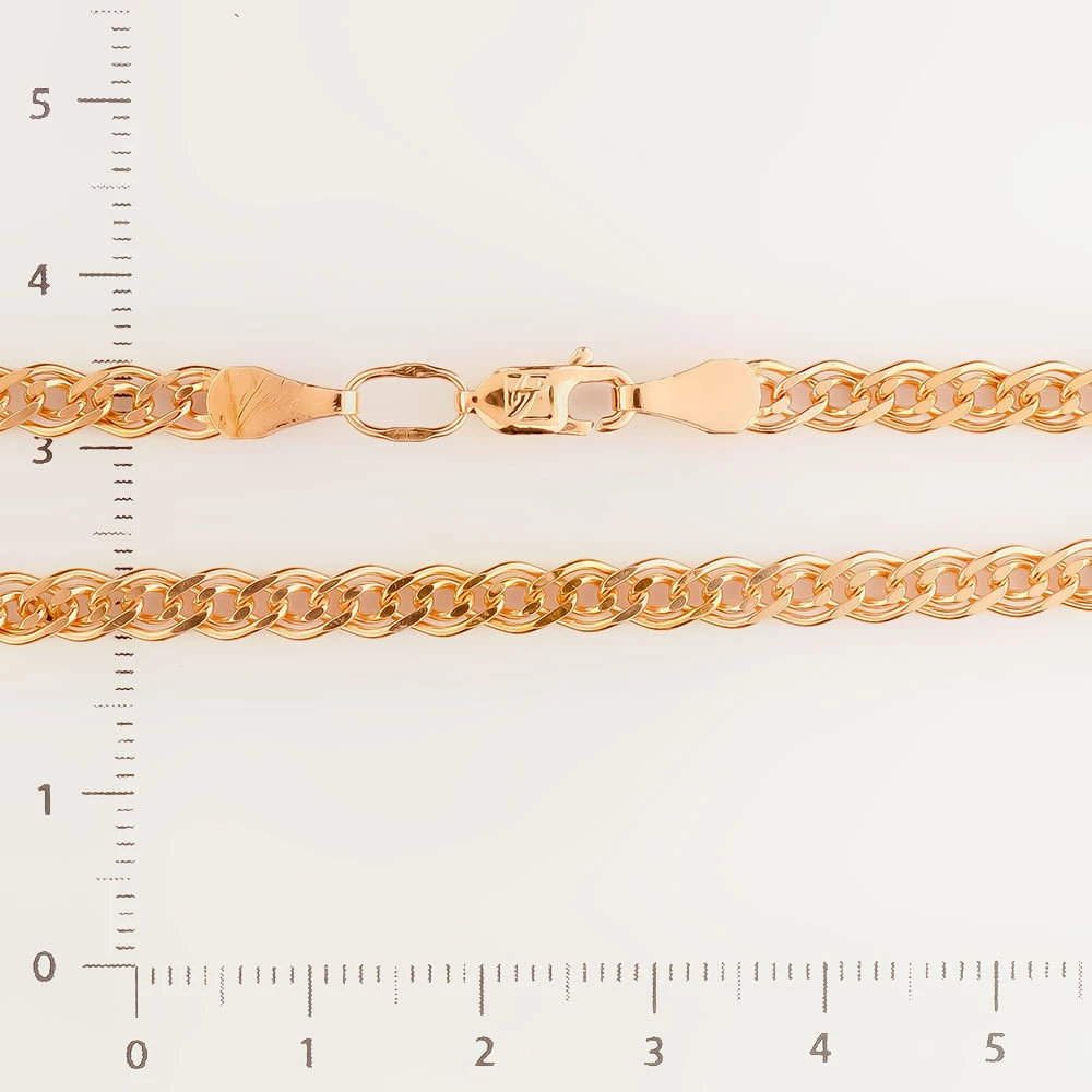 Браслет из красного золота 585 пробы