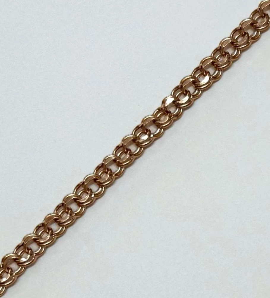 Браслет из красного золота 585 пробы