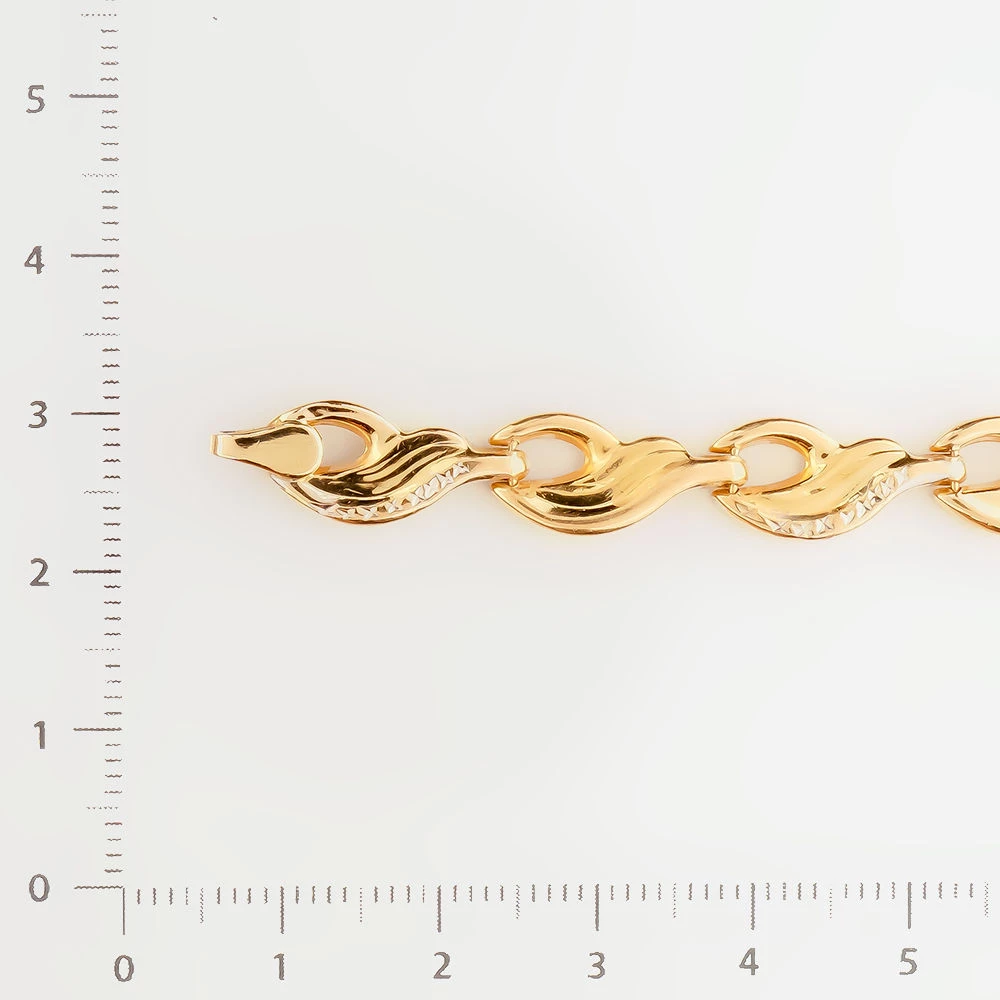 Браслет из красного золота 585 пробы